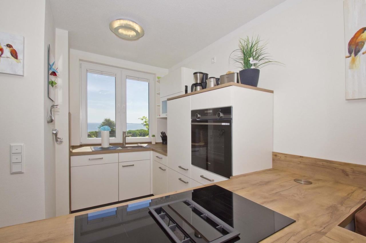 Mit Meerblick Und Terrasse, Gratis Nutzung Vom Ahoi Erlebnisbad Und Sauna In Sellin - Meeresblick Fewo 68 เกอเรน ภายนอก รูปภาพ