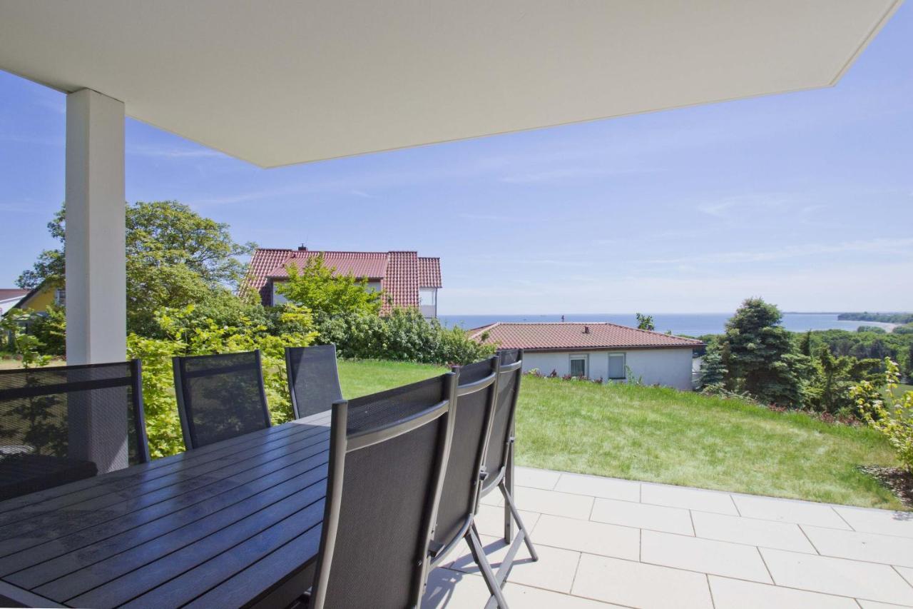 Mit Meerblick Und Terrasse, Gratis Nutzung Vom Ahoi Erlebnisbad Und Sauna In Sellin - Meeresblick Fewo 68 เกอเรน ภายนอก รูปภาพ